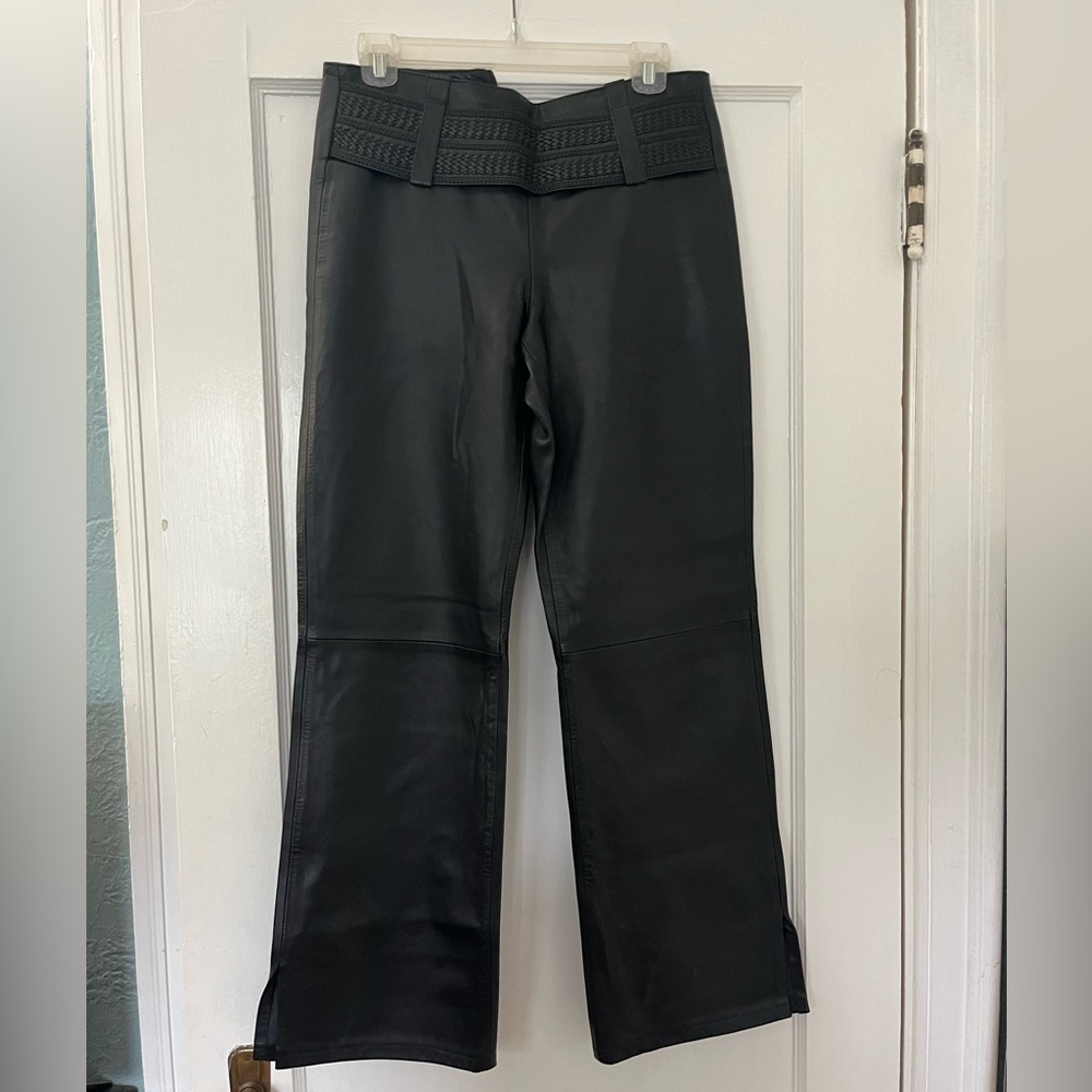 EUVC Isabel USA 4 Black Leather Pants